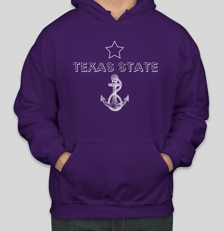 TEXAS STATE Bedruckte Baumwoll-Freizeit-Hoodies