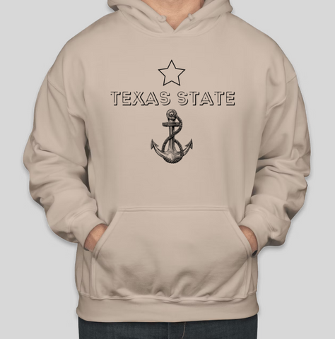 TEXAS STATE Printed COTTON Casual Hoodies