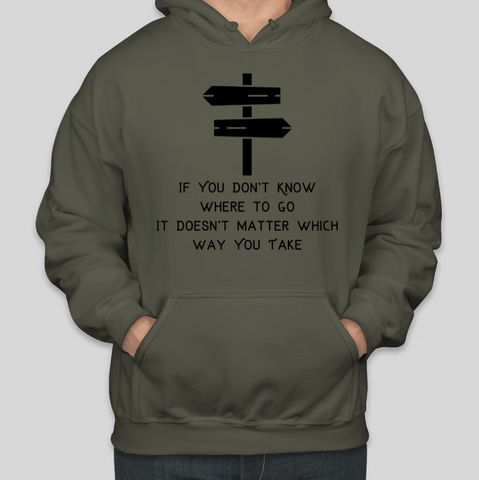 Path of Awareness Printed COTTON Casual Hoodies