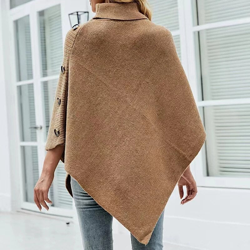 Poncho Blanket Style Sweaters