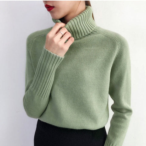 Turtleneck Thick Knitted Sweaters