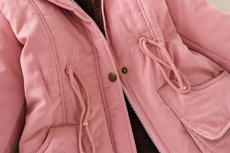 Casual Warm Fur Outwear Parka