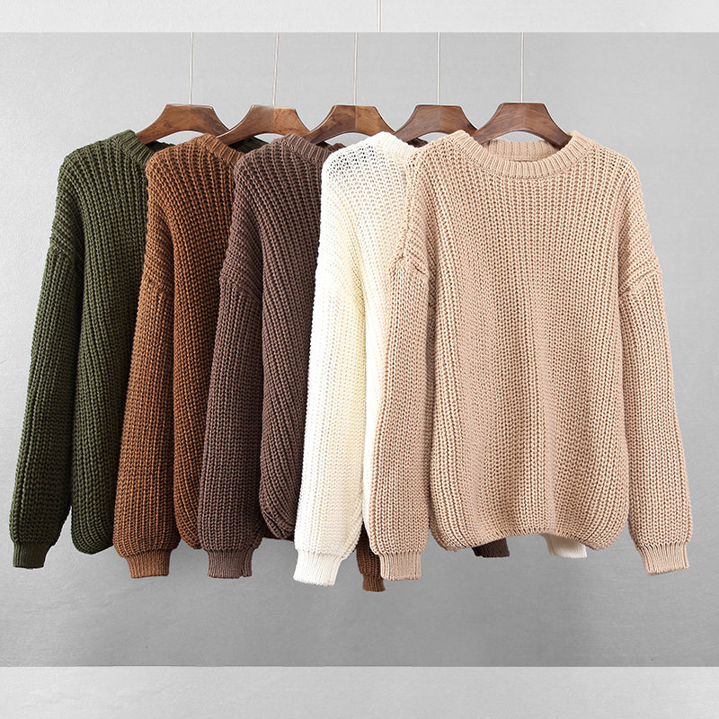 Season Arrivals Loose Style Knitted Sweaters