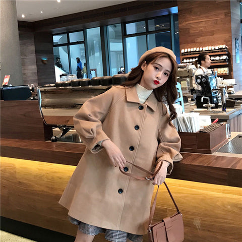 Autumn Classic Chic Casual Lapel Single-Breasted Outwear Coat