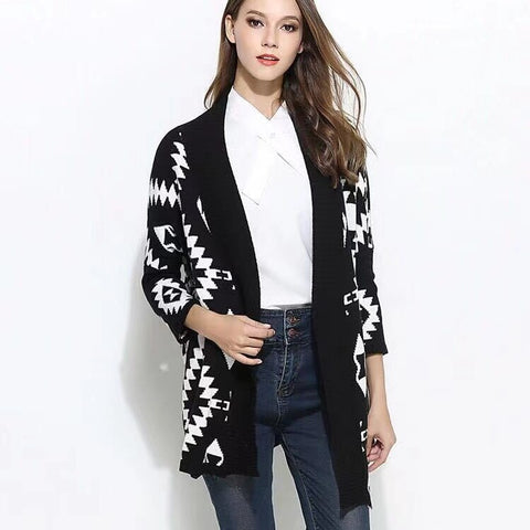 Geometric Design Cardigan