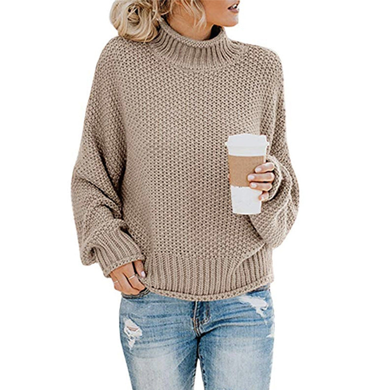 Elegante Basic Dicke Pullover