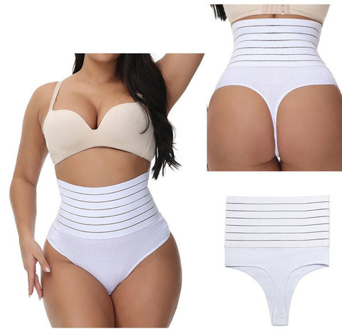 High Waist Shaping Thong Breathable Body Shaper Panties Slimming Tummy Underwear Butt Lifter Seamless Shaperwear