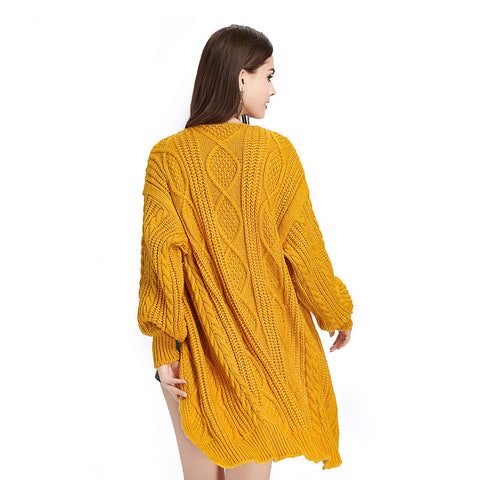 Elegant Latern Sleeve Cardigans