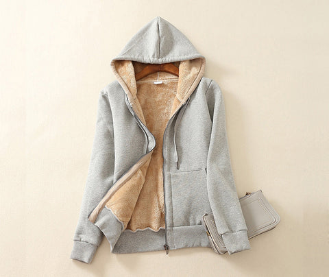 Furr Inside Warm Hooded Jackets