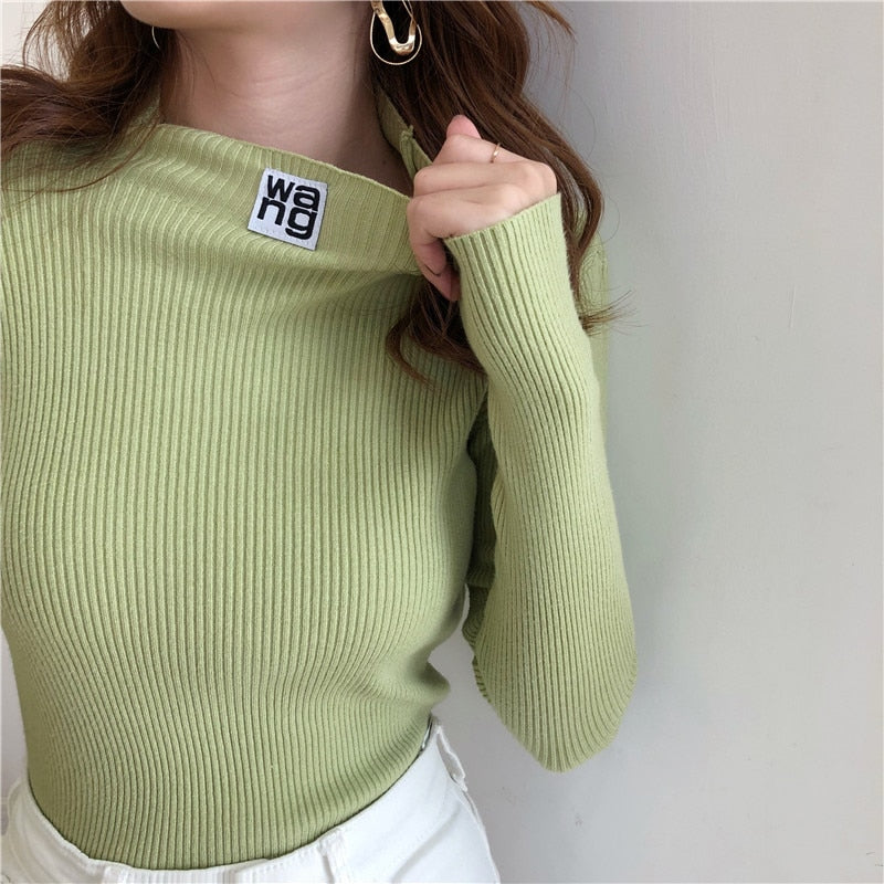 Slim Winter Sweaters Soft Femme Fashion