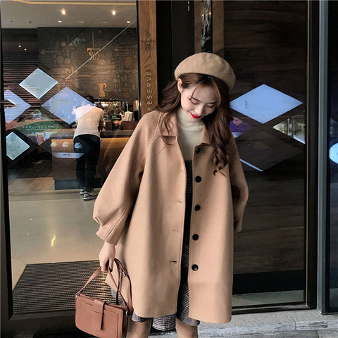 Autumn Classic Chic Casual Lapel Single-Breasted Outwear Coat