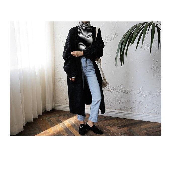 Casual Long Pocket Cardigan Sweater