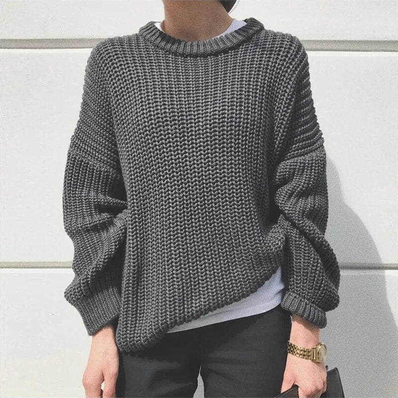 Season Arrivals Loose Style Knitted Sweaters