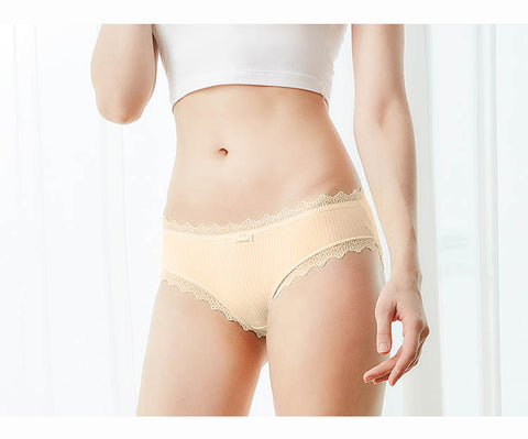 Baumwollhöschen Bequeme Unterwäsche Niedrige Unterhose Weibliche Dessous Große Größe Damen Slips