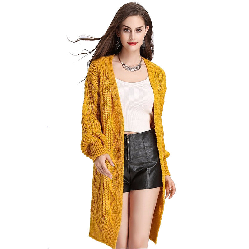 Elegant Latern Sleeve Cardigans