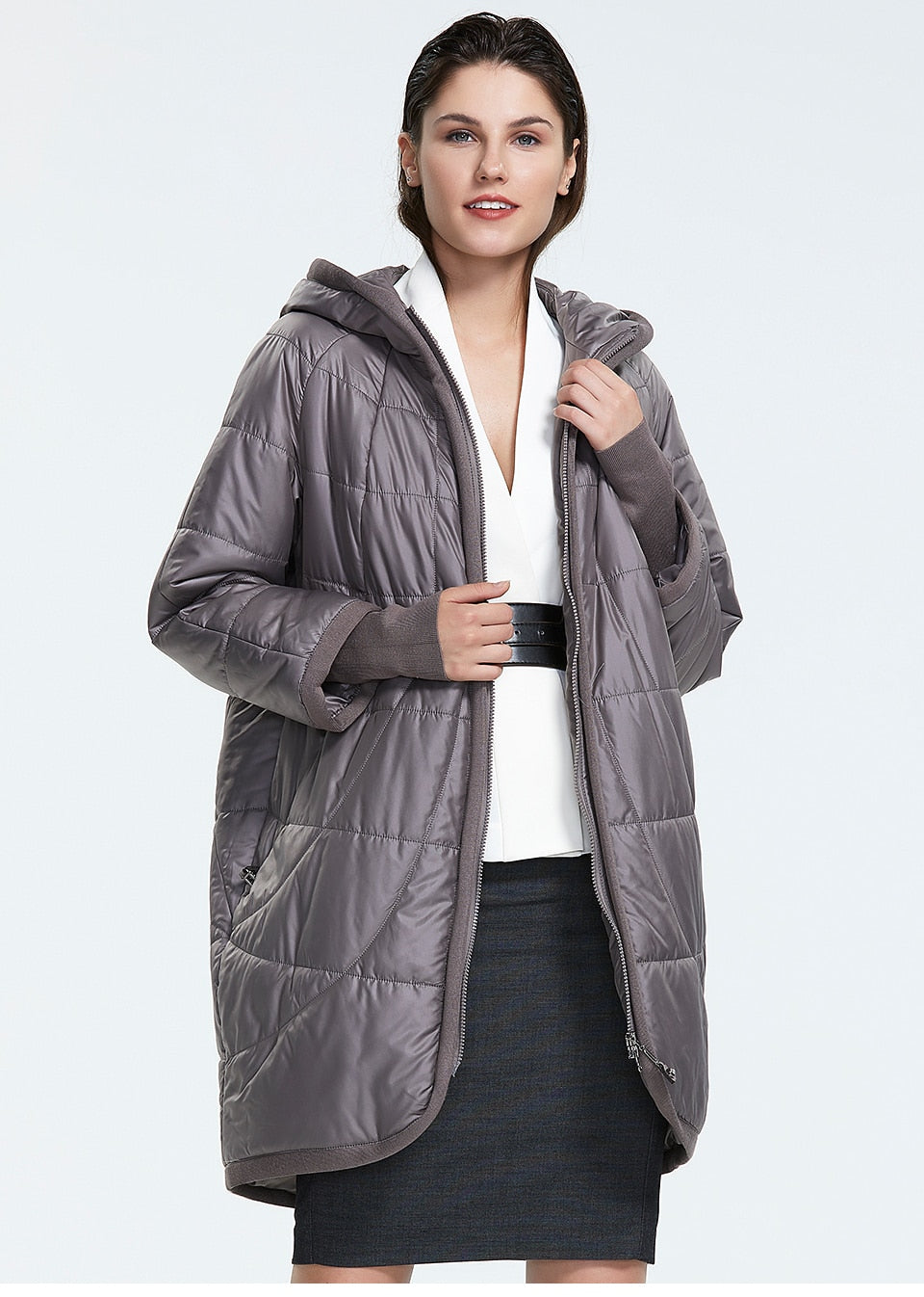 Arrival Winter Mid Length Hooded Coats