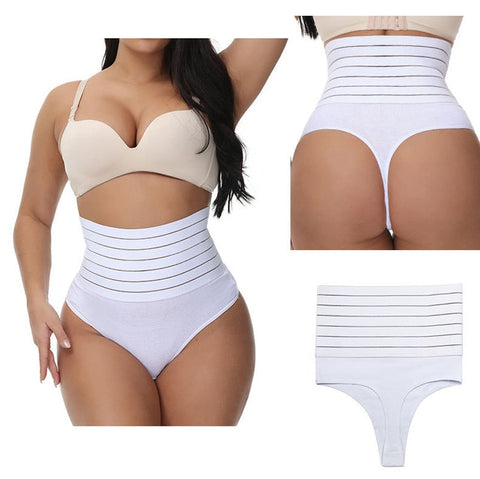 High Waist Shaping Thong Breathable Body Shaper Slimming Tummy Underwear Butt Lifter Seamless Panties Shaperwear