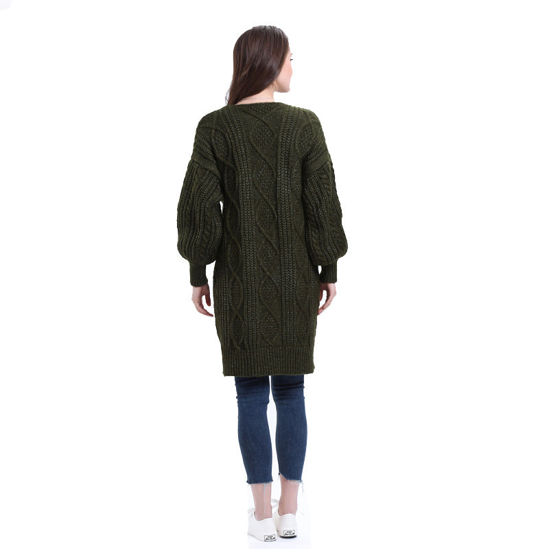 Elegant Latern Sleeve Cardigans