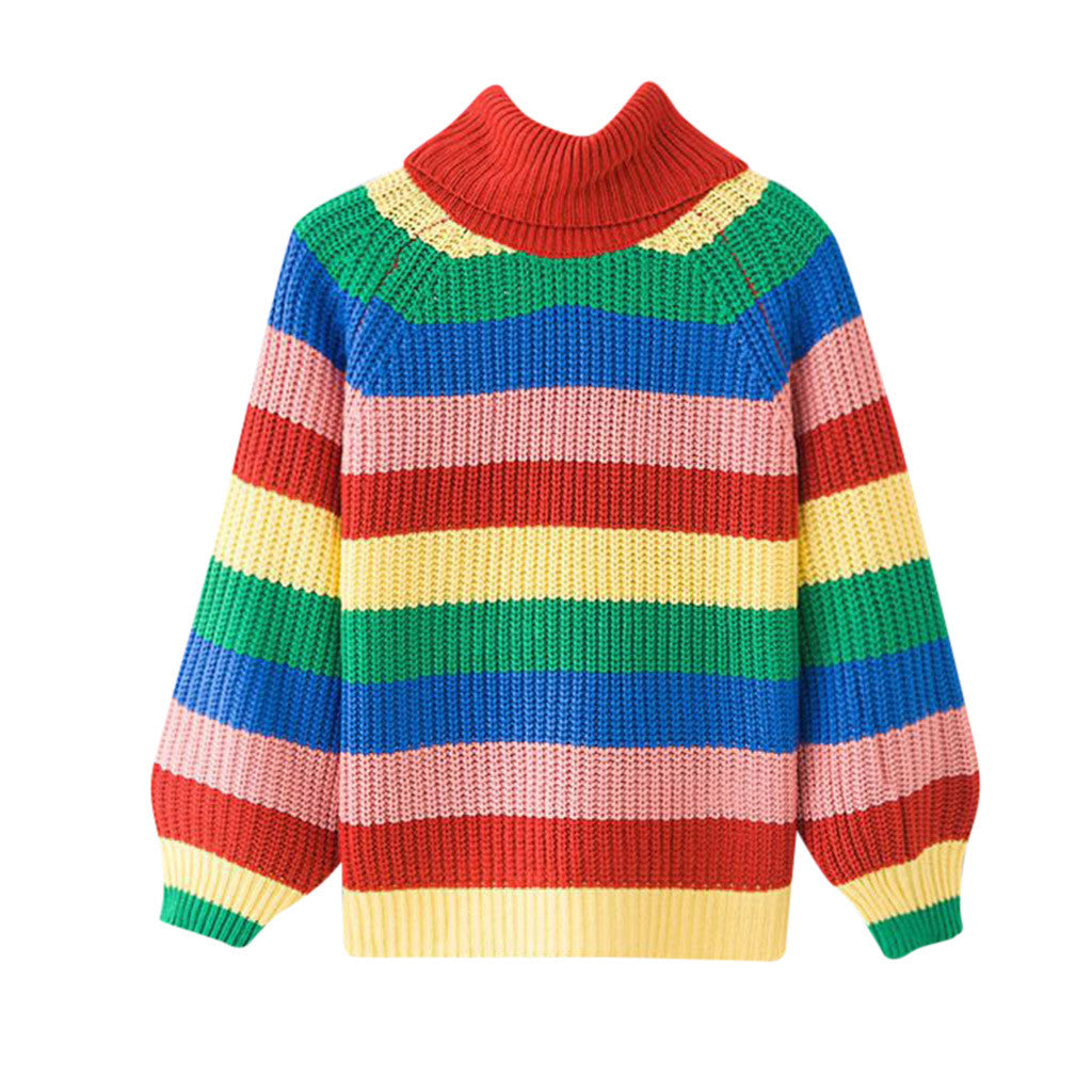 Colorful Knit Sweater