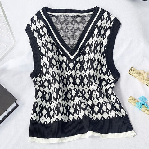 Korean Style Sleeveless Cute Vest