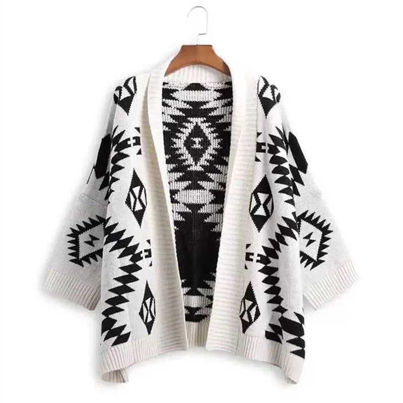 Geometric Design Cardigan