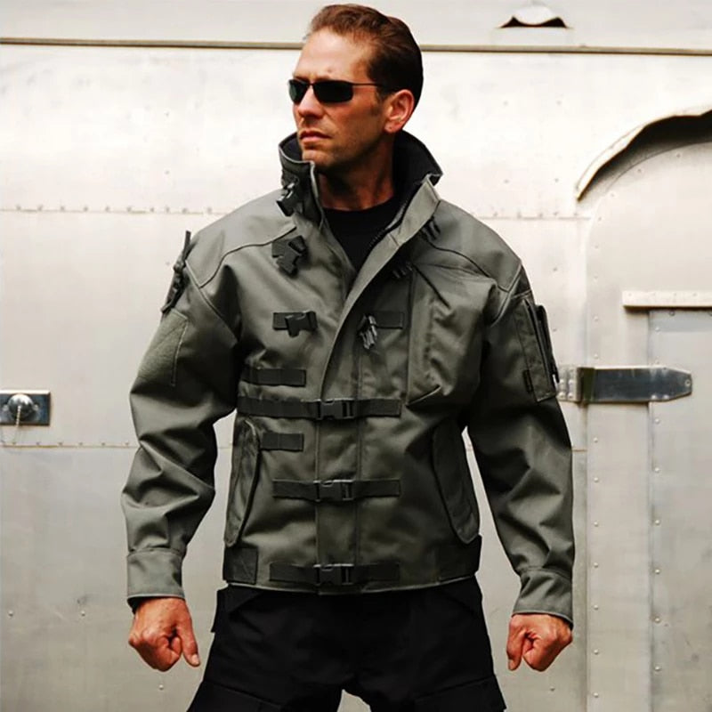 Waterproof Windbreake Mens Outdoor Tactical Jacket