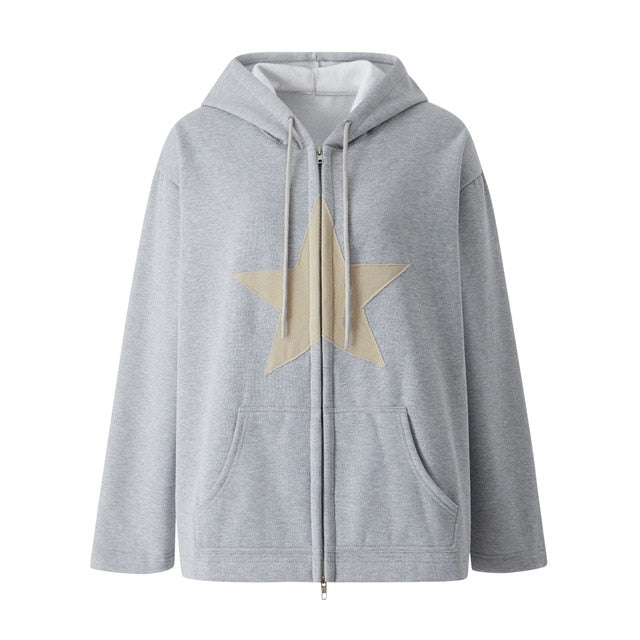 Big Star Sky Shine Cool Hooded Winter Hoodies