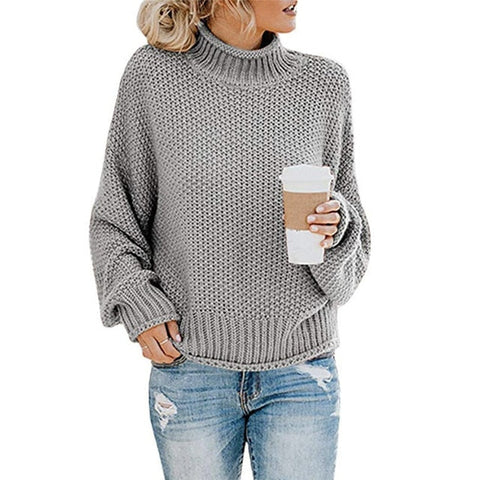 Elegante Basic Dicke Pullover