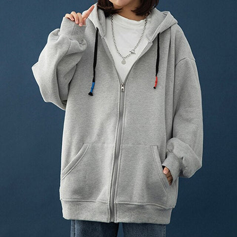 Casual Zipper Closure High Quality Hoodies