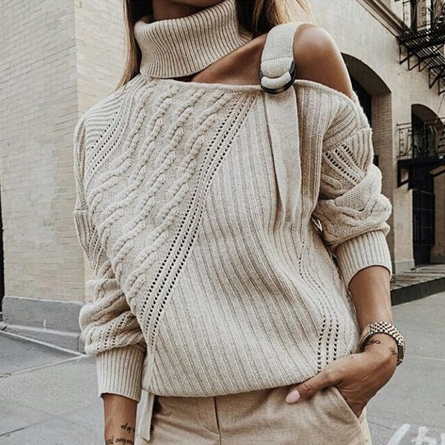 Warm Hollow Out Sweaters