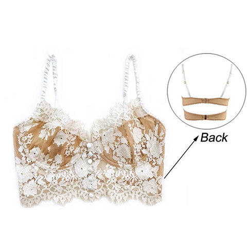 Classic Bra Ultra Thin Lace Underwear Push Up Brassiere Lingerie Transparent Eyelash Bralette