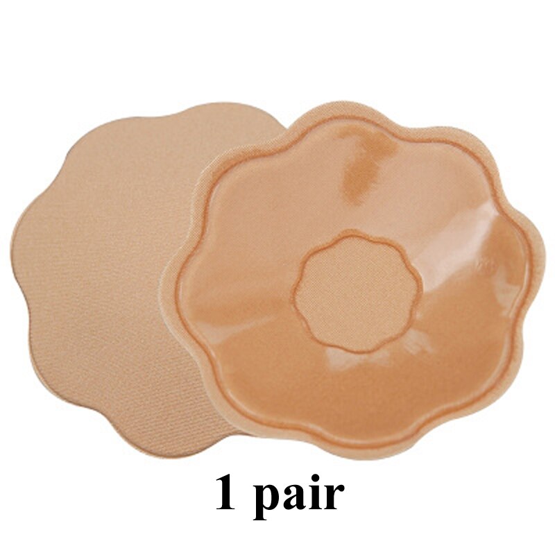 Chest Paste Reusable Silicone Breast Petals Bra Flower Invisible Nipple Stickers Prevent Dew Point Chest Accessories