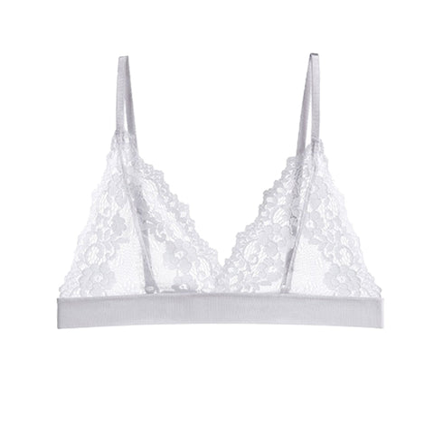 Classic Transparent Bra Lace Temptation Underwear Ultra Thin Push Up Brassiere Wireless Bralette Lingerie