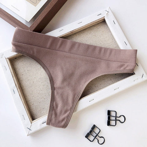 Cotton Panties Comfortable Wireless Lingerie Female Solid Breathable Briefs Underwear Intimates