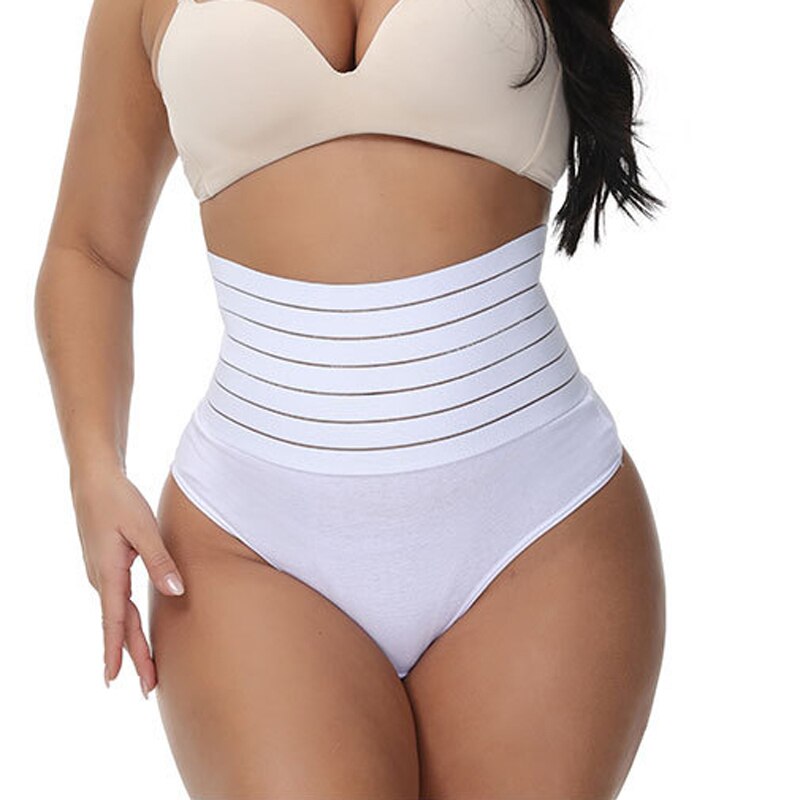 High Waist Shaping Thong Breathable Body Shaper Panties Slimming Tummy Underwear Butt Lifter Seamless Shaperwear