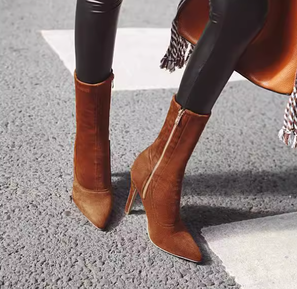 Hot Like Fire Pointed Toe Stiletto Booties