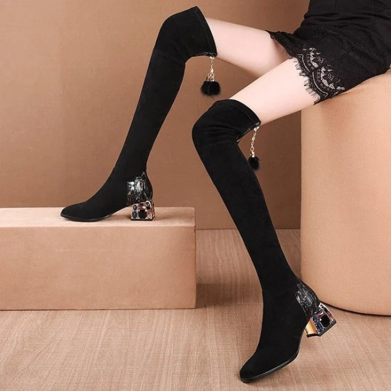 Creative Knee High Boots