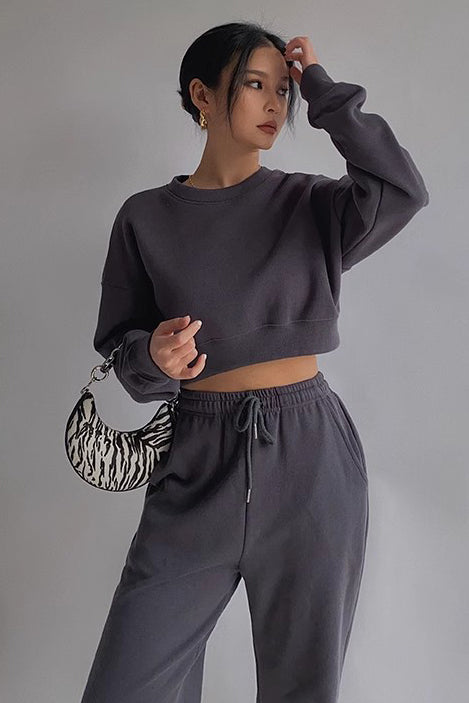 Solid Cut Out Sweater Knit Workout Outwear