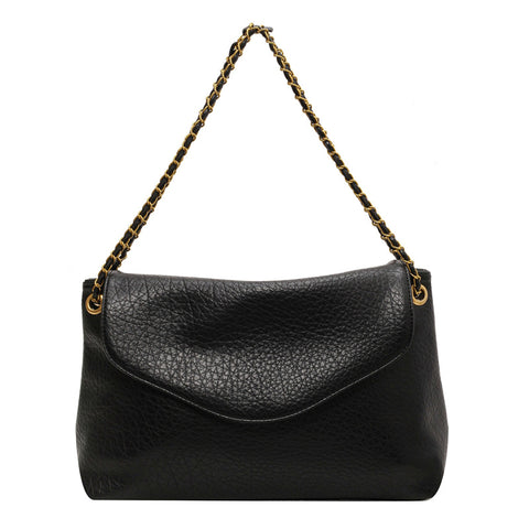 Stella Crossbody Envelope Zip Clutch - Black