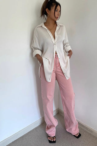 High Waist Buckle Detail