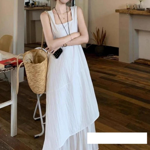 Loose Fitted Vest Dress