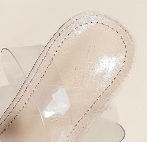 The Glam Life Lucite Platform Heels