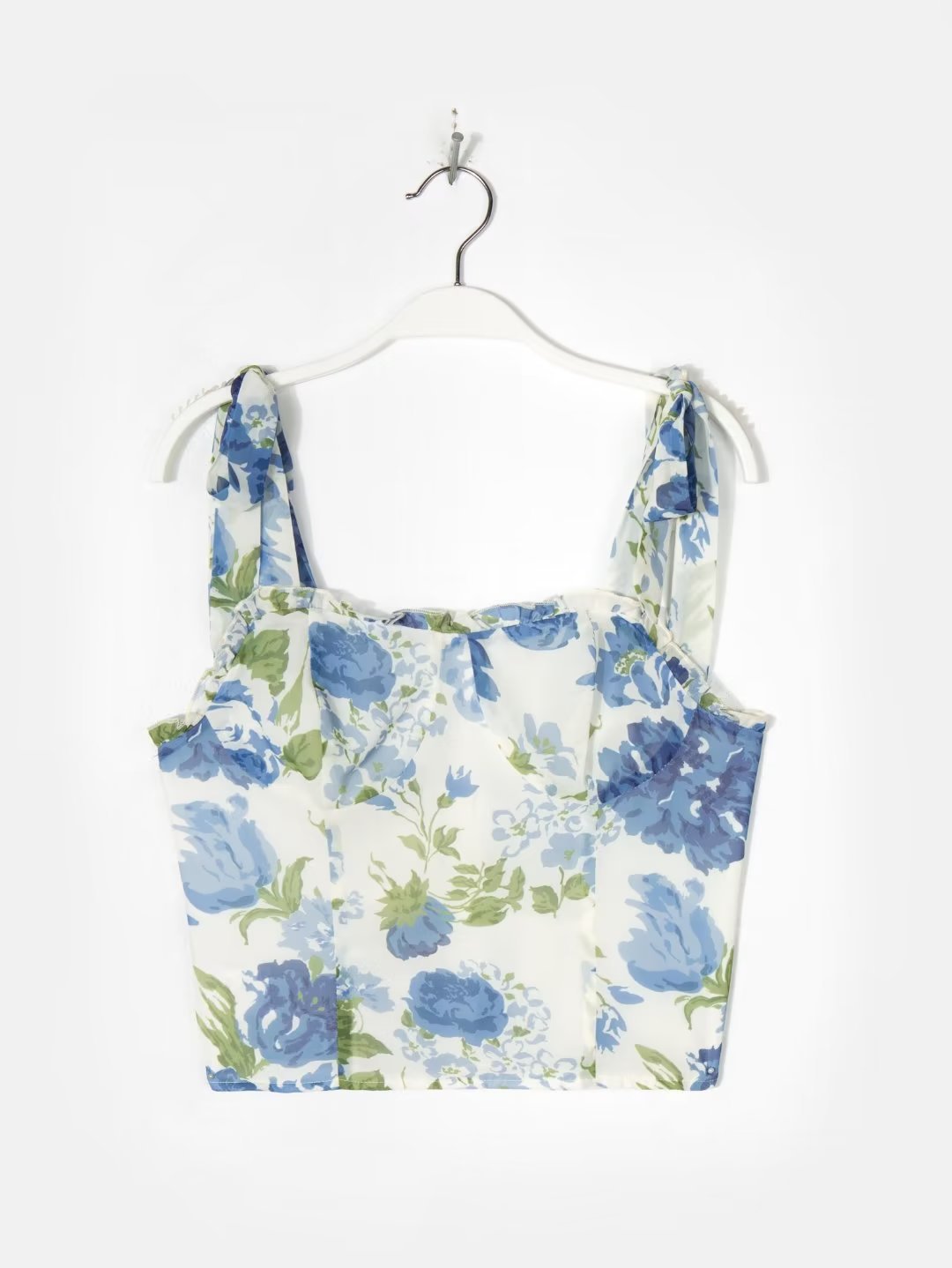 Vorna Floral Smocked Peplum Tie Top - Yellow Multi
