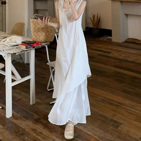 Loose Fitted Vest Dress
