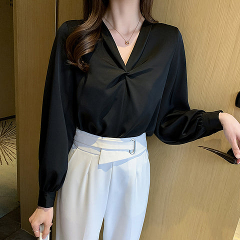 True Story Satin Blouse