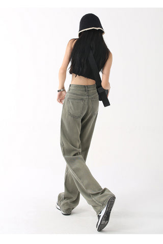 World's Greatest Mom Jeans - Olive