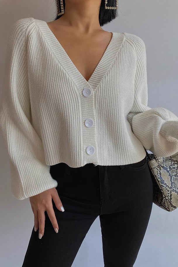 Open Front Cardigan Sweaters Button Down Cable Knit Chunky Outwear