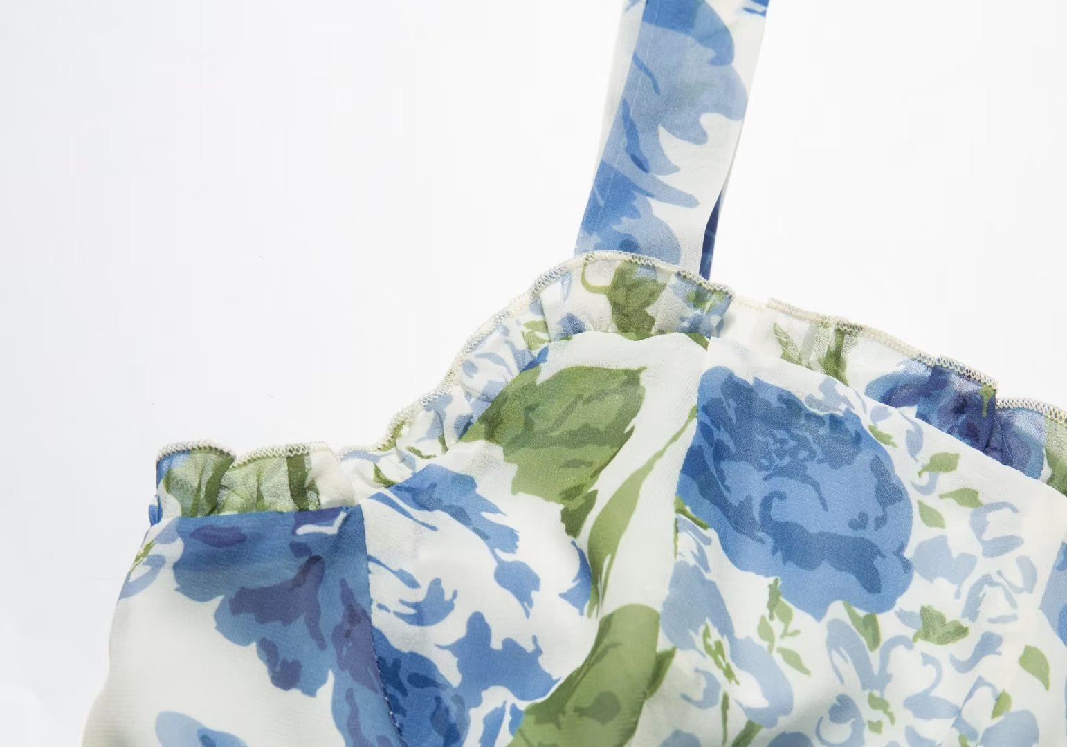 Vorna Floral Smocked Peplum Tie Top - Yellow Multi