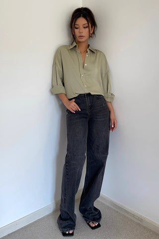 High Waist Buckle Detail