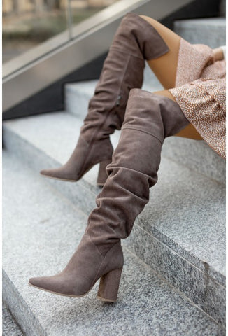 Hitting The Mark Faux Suede Boots